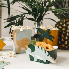 Pudełka na przekąski Party Deco - Dinozaury