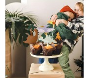 Toppery na tort Party Deco - Dinozaury 6 szt.