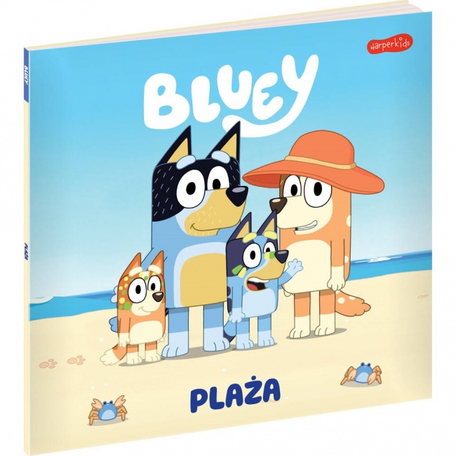 Książka "Bluey. Plaża" Wydawnictwo Harperkids
