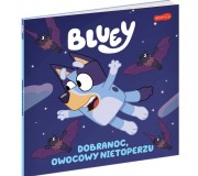 Książka "Bluey. Dobranoc, owocowy nietoperzu." Wydawnictwo Harperkids