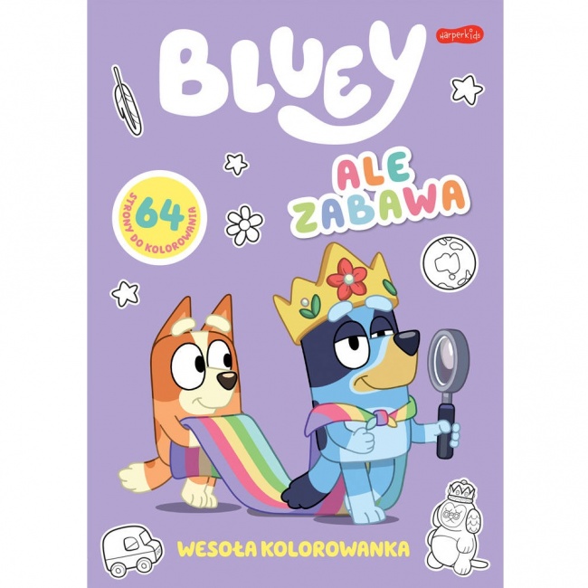 Kolorowanka "Bluey. Ale Zabawa" Wydawnictwo Harperkids
