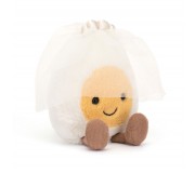 Pluszowe jajko Jellycat - Panna Młoda 14 cm
