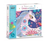 Zestaw artystyczny z diamentami Crea Lign' - Konie