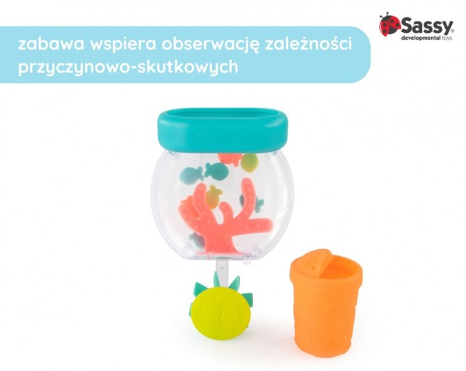 Zestaw do karmienia rybek Sassy