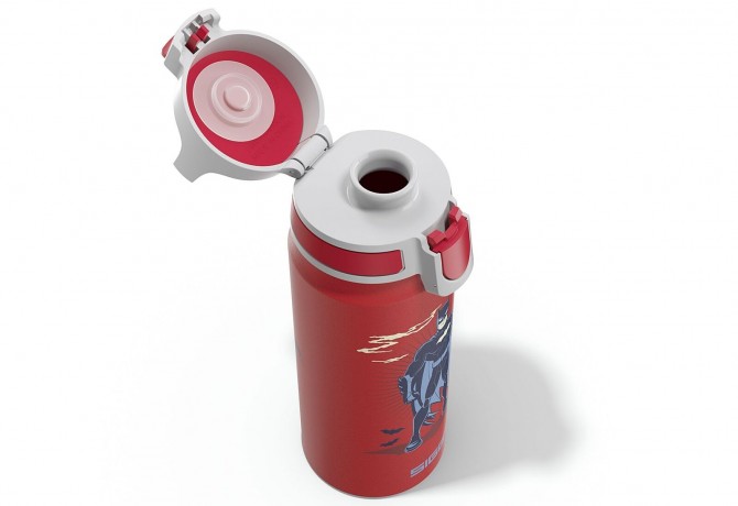 Butelka Sigg z motywem superbohatera Batman czerwona
