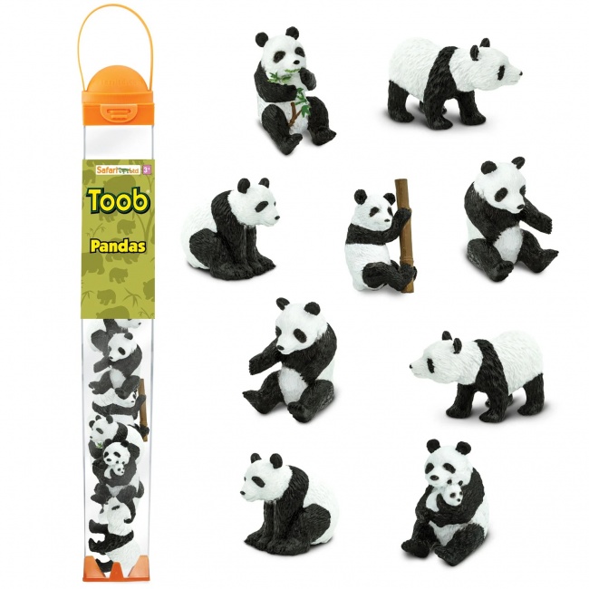 Zestaw Figurek w Tubie TOOB Safari Ltd. - Pandy
