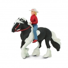 Figurka Safari Ltd. - Jeździec Audrey na Koniu Streaming Light