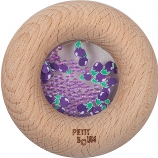 Grzechotka sensoryczna Petit Boum - Bakłażan