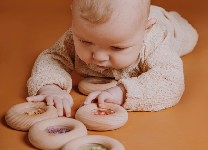 Grzechotki z kolekcji donuts Petit Boum