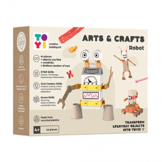 Zestaw konstrukcyjny zrób to sam Toyi - Arts and Crafts Robot 44 el.