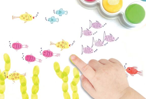 Bezpieczne farby do malowania palcami Crea Lign