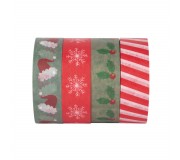 Taśmy dekoracyjne Apli Kids - Christmas 4 szt.