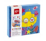 Zestaw z naklejkami Apli Kids - Transport