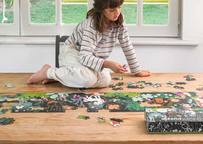 Układanka, puzzle dla dzieci z elementami świecącymi w ciemności Apli Kids