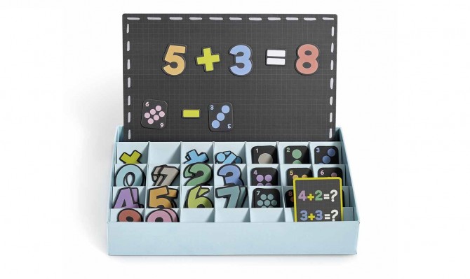 Magnetyczna układanka z liczbami do nauki Apli Kids matematyka