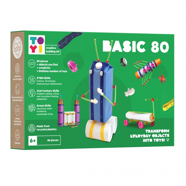 Zestaw konstrukcyjny zrób to sam Toyi - Basic 80 el.