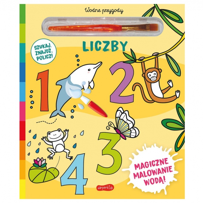 Kolorowanka wodna "Liczby. Wodne przygody" - Akademia mądrego dziecka