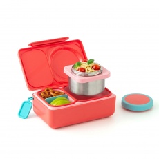Lunchbox z termosem OmieBox Up OMIE - Cherry Pink