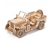 Drewniane Puzzle Model 3D Little Story - Pojazd Wojskowy Jeep