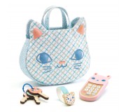 Niebieska torebka kotek z akcesoriami Djeco