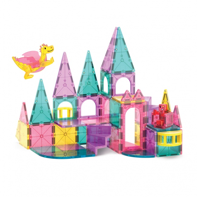 Klocki magnetyczne MAGNA-TILES - Zamek DLX 48 el.