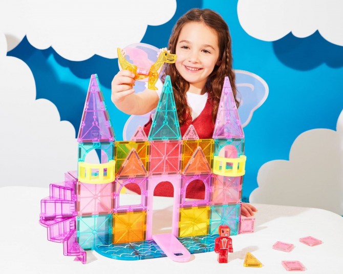 Klocki magnetyczne Magna-tiles Zamek DLX