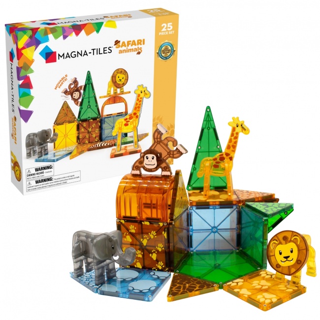 Klocki magnetyczne MAGNA-TILES - Safari Animals 25 el.