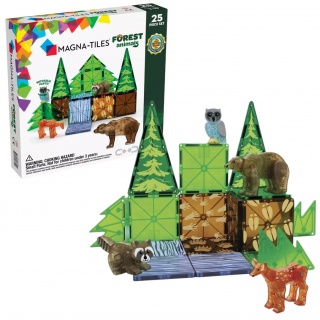 Klocki magnetyczne MAGNA-TILES - Forest Animals 25 el.
