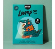 Zestaw kreatywny DIY lampa 3D OMY - Dinozaur