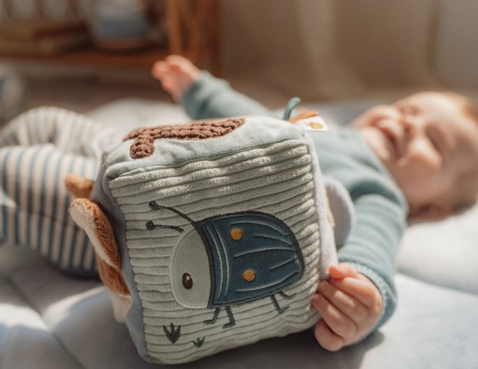 Miękka kostka aktywizująca, sensoryczna Little Dutch