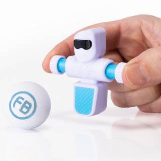 Piłkarzyki Foosbots Fat Brain Toys Zestaw dla Jednego Gracza - Biały