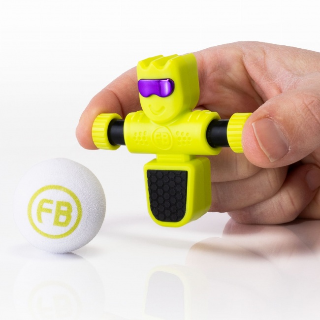 Piłkarzyki Foosbots Fat Brain Toys Zestaw dla Jednego Gracza - Zielony