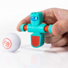 Piłkarzyki Foosbots Fat Brain Toys Zestaw dla Jednego Gracza - Niebieski