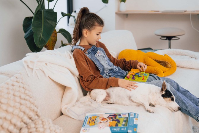 Gra dla jednego gracza z pieskami Smart Games