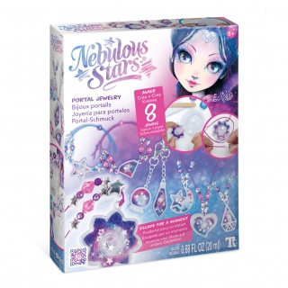 Zestaw do robienia biżuterii dla dzieci - zawieszka talizman 8 szt. Nebulous Stars - Eclipsia 8+