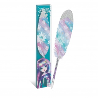 Długopis z kolorowym piórkiem Nebulous Stars - Isadora