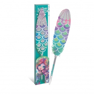 Długopis z kolorowym piórkiem Nebulous Stars - Coralia