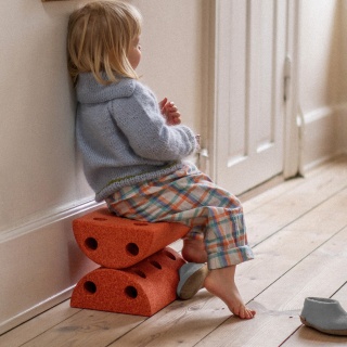 Piankowy roller rozwijający motorykę dużą MODU - pomarańczowy