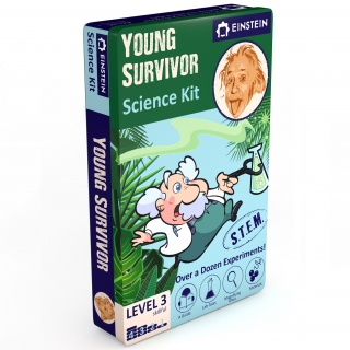 Zestaw do robienia eksperymentów The Purple Cow Einstein - Szkoła przetrwania