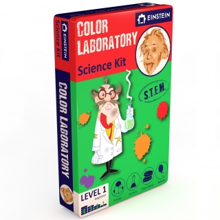 Zestaw do robienia eksperymentów The Purple Cow Einstein - Laboratorium Kolorów