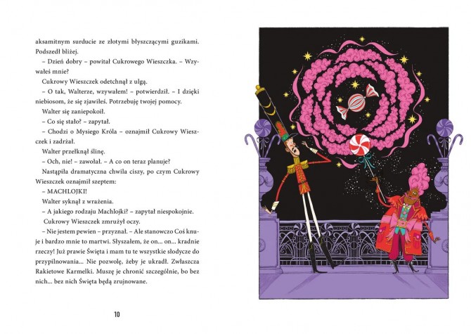 Książka "Dziadek do orzechów i świąteczne machlojki Mysiego" Wydawnictwo Świetlik