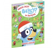 Książka "Gdzie jest w święta Bluey? Szukaj i znajdź" Wydawnictwo Harperkids