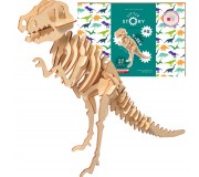 Drewniane Puzzle Model 3D Little Story - T-Rex