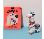 Zestaw kreatywny DIY lampa 3D OMY - Lama