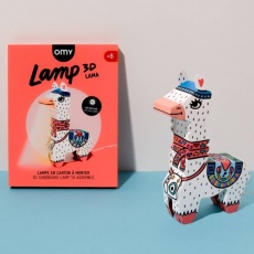 Zestaw kreatywny DIY lampa 3D OMY - Lama