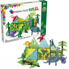 Klocki magnetyczne MAGNA-TILES - Dino World XL 50 el.