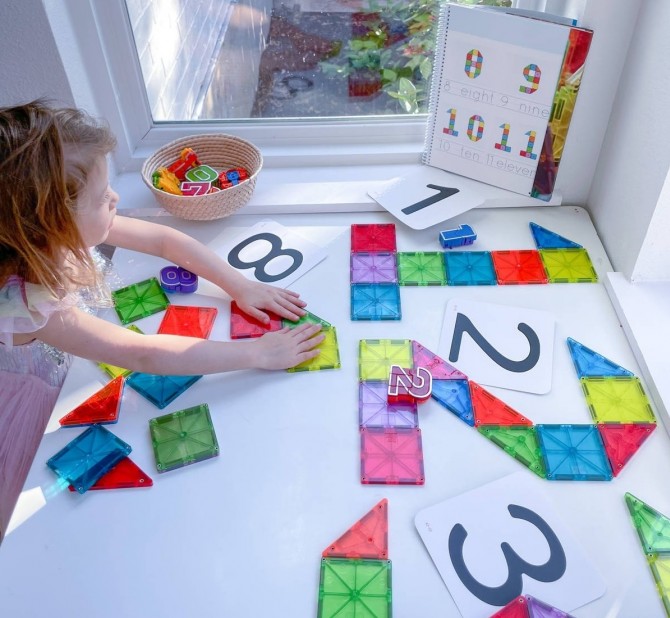 Klocki magnetyczne Magna-tiles Metropolis 110 el.