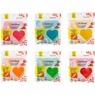 Naturalna ciastolina do zabawy Re-Fill ChildGen - Kolory Podstawowe 6 szt.