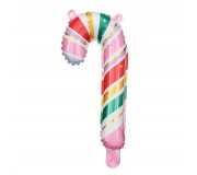 Balon foliowy 5 szt. Party Deco - Cukrowa Laska 18.5 x 35 cm