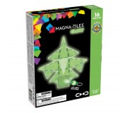 Klocki magnetyczne świecące w ciemności MAGNA-TILES - Glow 16 el.